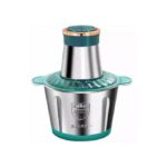 Kitchen Hachoir à Viande et Legumes Electrique Inox 2 Litres - Trancheuse à Tranches D'Oignons