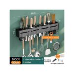 Kitchen Wall Mounted Storage Shelf, Stainless Steel Chopsticks Spoon Drain Rack