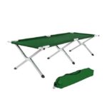 Lit Camping Pliable Verte.