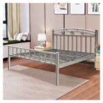 LIT EN ACIER INOXYDABLE - LIT EN MÉTAL 2 PLACES DE LUXE