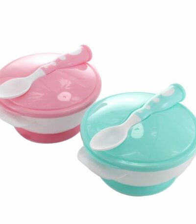 Lot de 2 bols d'alimentation pour enfants - antii-chaleur