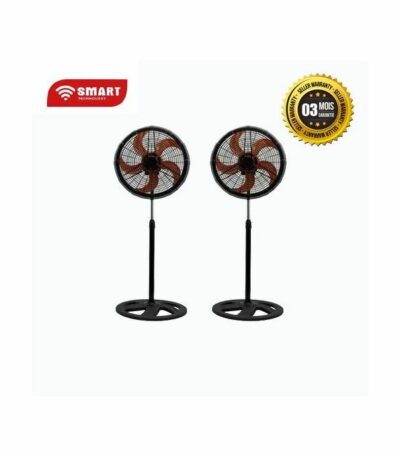 Lot de 2 ventilateurs 18" - STV1877C - Noir - Garantie 3 mois