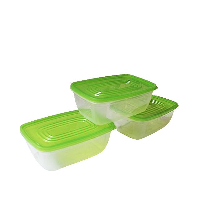 Lot de 3 Boîtes hermétiques alimentaires 3 x 550 ml