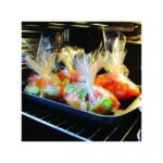 Lot de 5 Poches de Cuisson, Pet, Transparent, 37,7 x 25 x 0,1 cm
