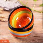 Lot de 6 soucoupe en verre porcelaine