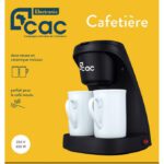 Machine à Café électrique 1.20 Litres - Ca822014 - Noir + 2 tasses céramique