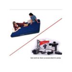 Matelas Gonflable 2 Places + 2 coussins + gonfleur électrique 1.52x2.03x25cm