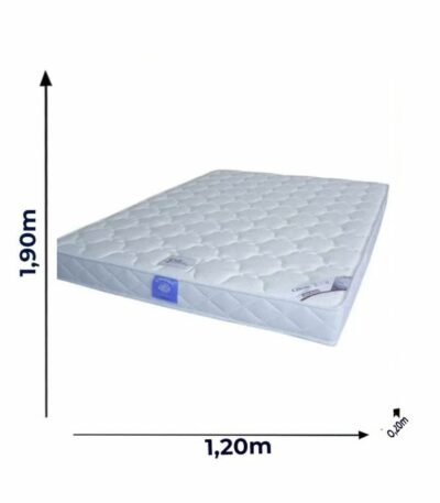 Matelas Orthopédique Celeste - Très Confortable - 120x190x20 cm / + 2 oreillers simple offert
