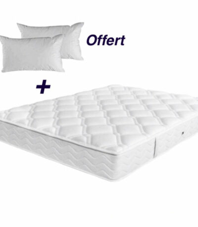 Matelas plus lot de 2 oreiller offert