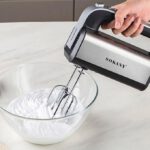 Mélangeur électrique à main à 5 vitesses réglables, Double fouet, batteur à œufs, cuisine, gâteau, outils ménagers