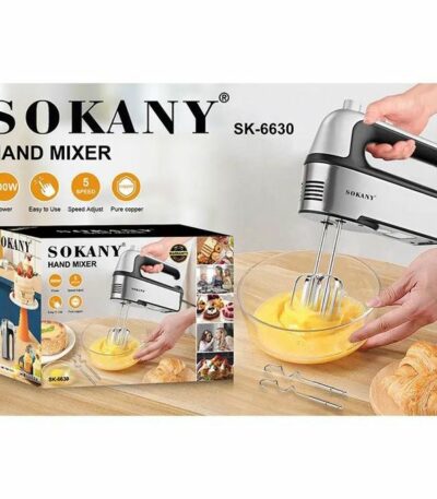 Mélangeur électrique à main à 5 vitesses réglables, Double fouet, batteur à œufs, cuisine, gâteau, outils ménagers