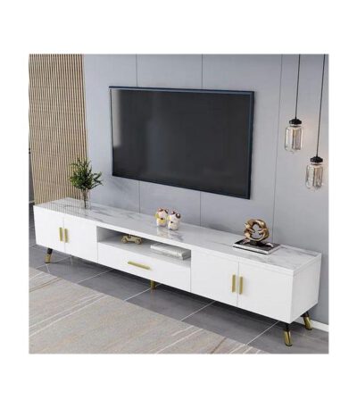 Meuble TV avec étagère de Rangement 1.60M