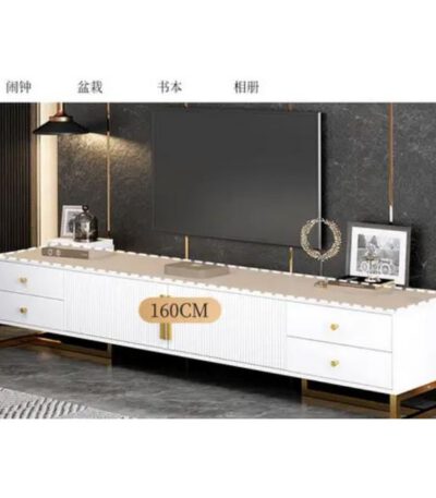 Meuble TV moderne avec portes et tiroirs de rangement compartimentée pour le salon , couloir et chambre - Console Tv - table tv