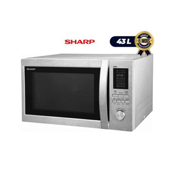 Micro onde avec grill - Sharp - 78BT(ST) - 1200W - 43L - GRIS