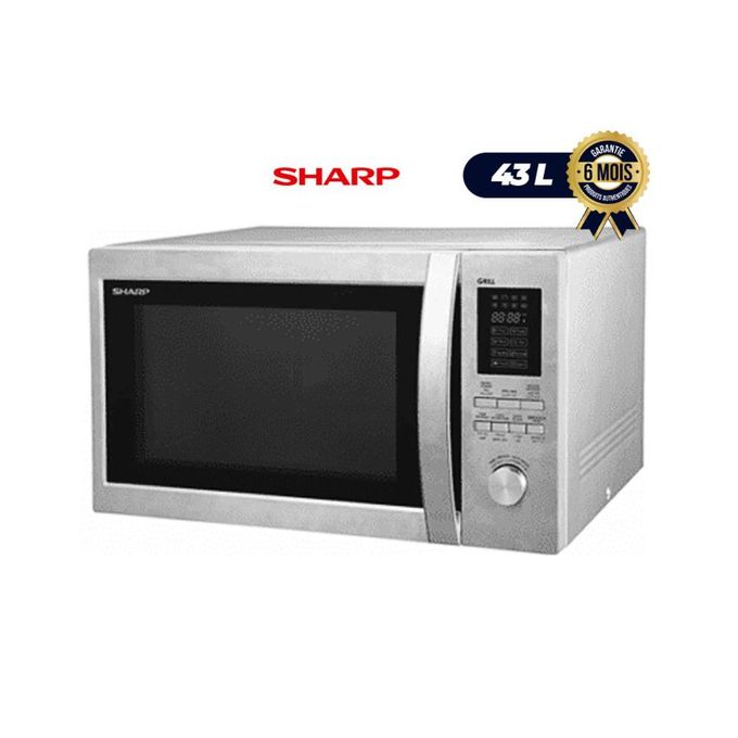 Micro onde avec grill - Sharp - 78BT(ST) - 1200W - 43L - GRIS
