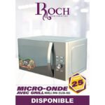 MICRO ONDE ROCH AVEC GRILL 25LITRES SILVER RMW-25LC8A-BS
