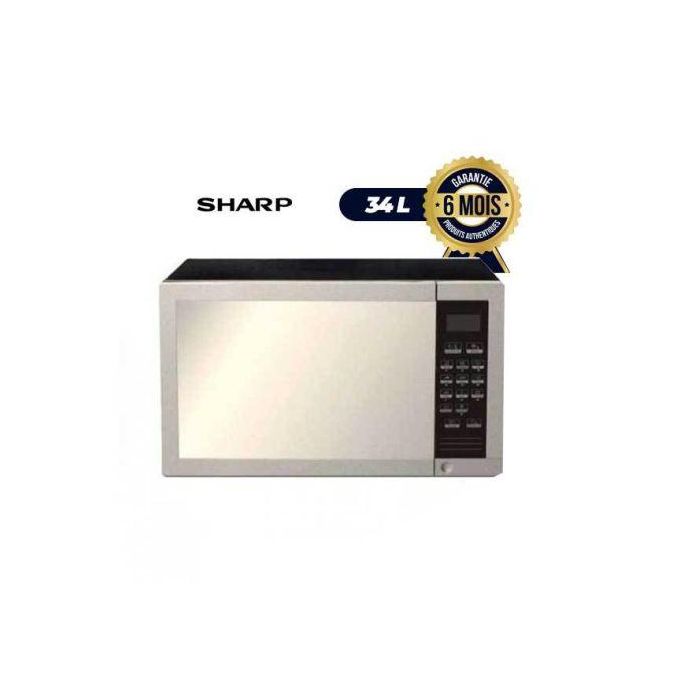Micro-ondes avec Grill R-77AT(ST) - 34 Litres - 1000W - Inox - Garantie 6 Mois - Performance et Élégance