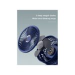 Mini Clip Rechargeable 10000mah 360° Rotation 4 Speeds Desktop Fan Wind