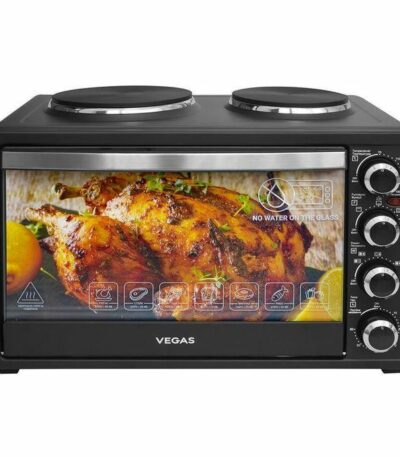 Mini Four Électrique Multifonction avec Plaque Chauffante , 2600W