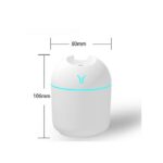 Mini humidificateur d'air ultrasons portable diffuseur d'huile essentielle USB pour voiture à la maison avec diffuseur de lampe de nuit LED