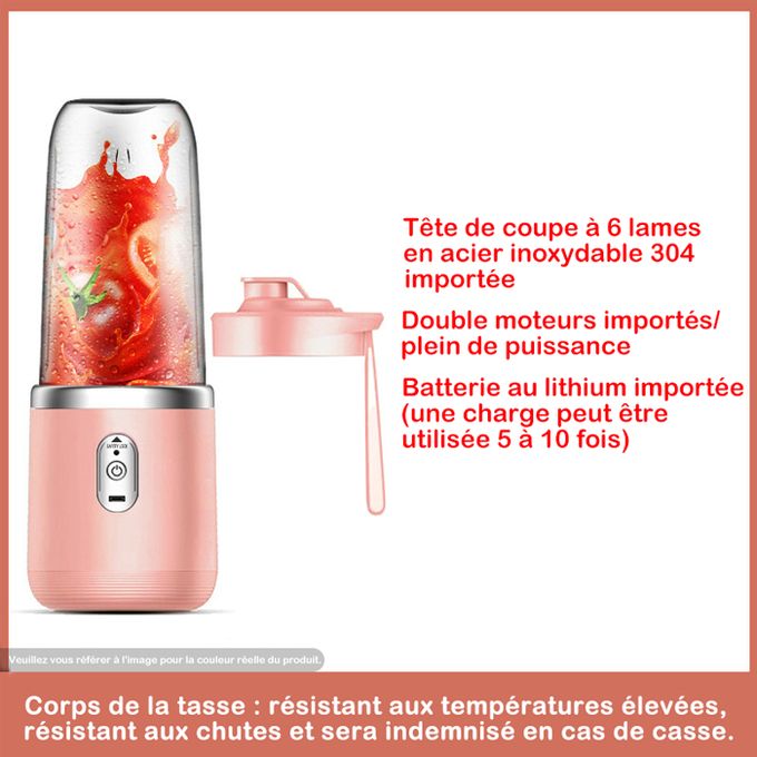 Mini Mixeur De Fruits Portable - Avec USB Rechargeable