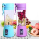 Mini mixeur portable, bouteille de jus, câble USB portable, 6 lames, shaker électrique sans fil, rechargeable