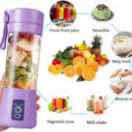 Mini mixeur portable, bouteille de jus, câble USB portable, 6 lames, shaker électrique sans fil, rechargeable