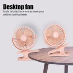 Mini ventilateur de charge USB , bureau portable, silencieux, camping en plein air, 3 vitesses