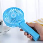 Mini Ventilateur Portable Rechargeable USB - Bleu