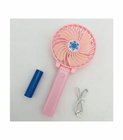 Mini Ventilateur portatif rechargeable avec batterie et câble USB