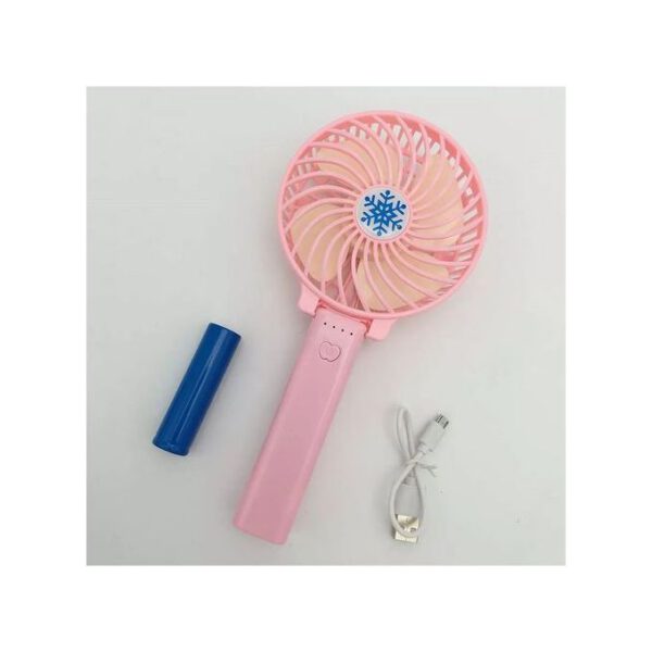 Mini Ventilateur portatif rechargeable avec batterie et câble USB