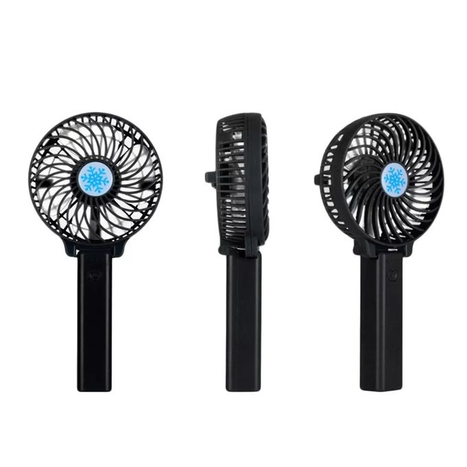 Mini ventilateur portatif rechargeables par usb - Noir
