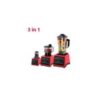 Mixeur blender électrique Robot de cuisine 3 en 1 MIXEUR/HACHOIR/MOULIN A GRAIN électrique