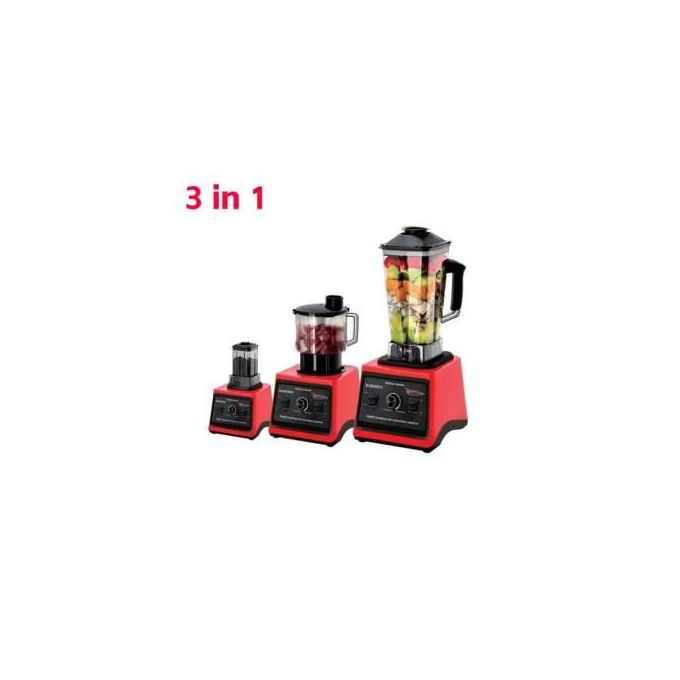 Mixeur blender électrique Robot de cuisine 3 en 1 MIXEUR/HACHOIR/MOULIN A GRAIN électrique