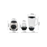 MIXEUR Mélangeur à grande vitesse 1.5l , presse-agrumes, presse-agrumes, glace