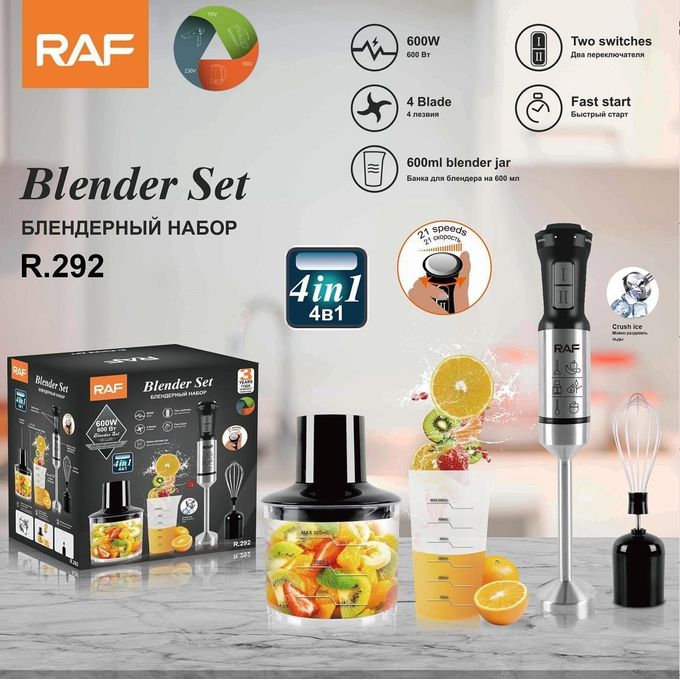 Mixeur plongeant - 800 W 4 in 1