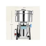 Moulin à grains électrique 3kg, 3200 W/32 000 tr/min en acier inoxydable à grande vitesse