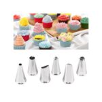 Nozzles Cake Sac de décoration de gâteau de 7 pièces