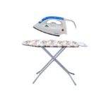 Pack : Fer à Repasser Electrique scarlett - + Table à Repasser
