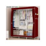 Penderie armoire de rangement tissu multicolore