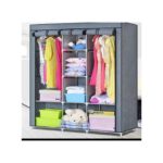Penderie armoire de rangement tissu multicolore