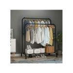 Penderie double barre pour habits, chaussures, sacs...