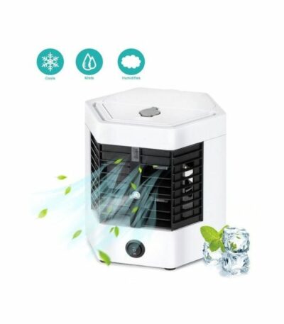 Petit Mini Ventilateur De Refroidissement Portable - Blanc