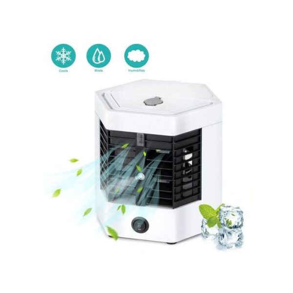 Petit Mini Ventilateur De Refroidissement Portable - Blanc