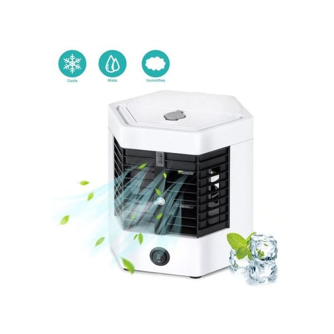 Petit Mini Ventilateur De Refroidissement Portable - Blanc