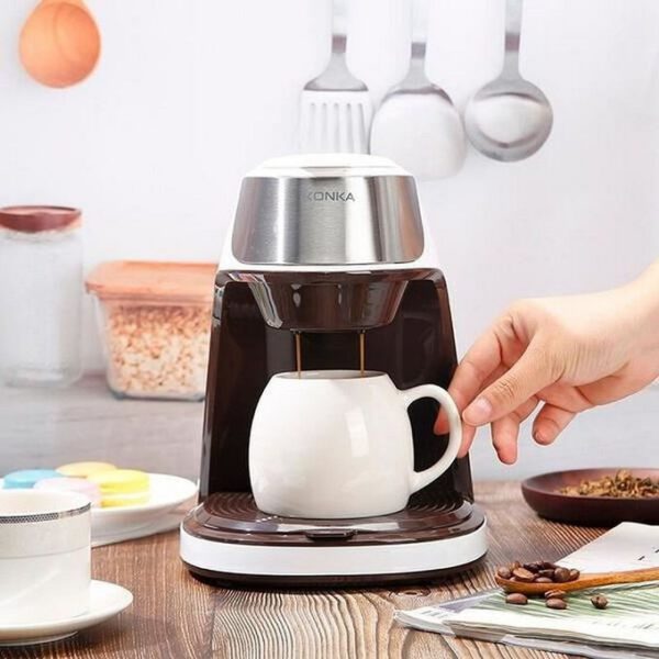 Petite Machine à Café Domestique Portable de 300ml avec Tasse de Café