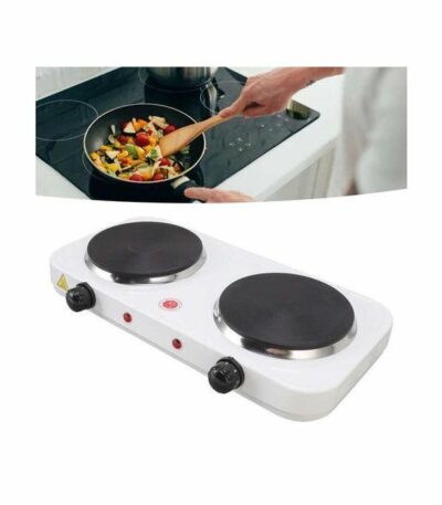 Plaque Chauffante Double 2000W , Portable Deux Brûleur