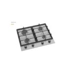 Plaque Encastrable - 4 Feux - 60x60cm - Inox - Garantie 12 Mois