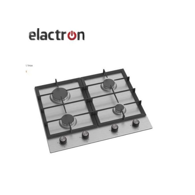 Plaque Encastrable - 4 Feux - 60x60cm - Inox - Garantie 12 Mois