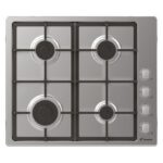 Plaque Encastrable à Gaz - 60X60CM - Candy - Inox - Garantie 12 Mois